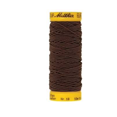 Mettler Elastic Thread Dark Brown