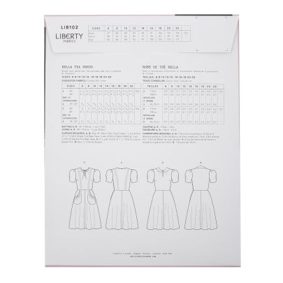 Liberty Sewing Patterns - Bella Tea Dress