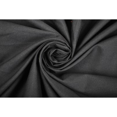 100% Cotton Rich Black Fabric