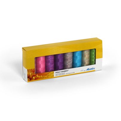 Mettler Poly Sheen 200m- Brights Selection Thread Kit 8 Pack