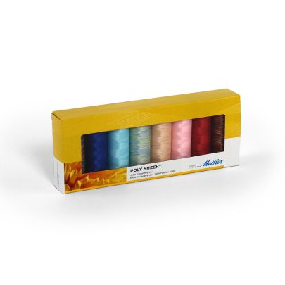 Mettler Poly Sheen 200m- Kids Selection Thread Kit 8 Pack