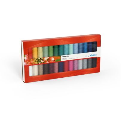 Mettler Seralon 200m- Standard Selection Thread Kit 28 Pack