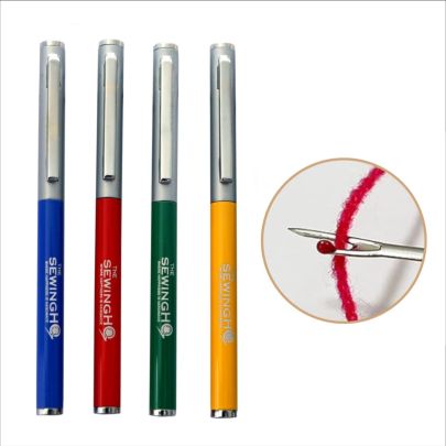 Seam Ripper with cap in Green