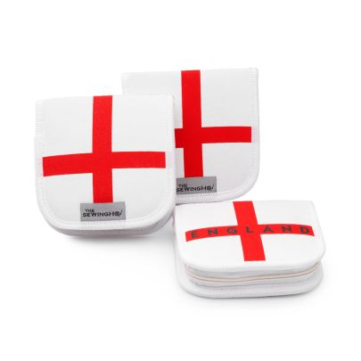 White and Red Lightweight Sewing Kit