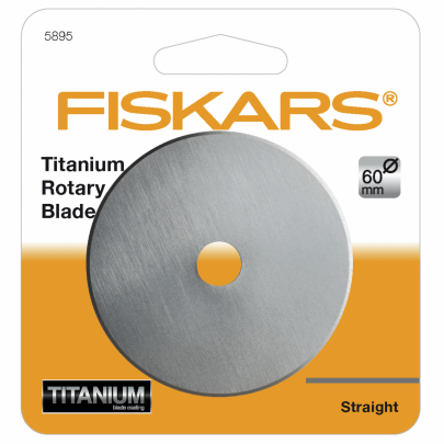 Fiskars Rotary Blade Straight Cutting Titanium 60mm