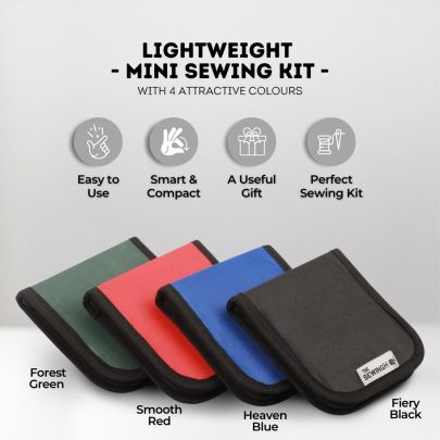 Sewing Kit in Smooth Red