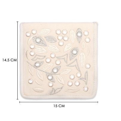 Beautiful White Canvas Sewing Kit