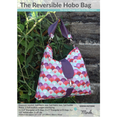 The Reversible Hobo Bag Pattern - Mrs H
