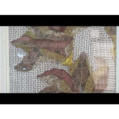 Artwork of Flowers with Threadwork and Crystal Work