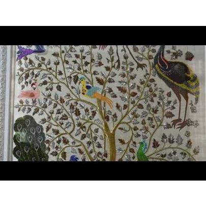 Hand Embroidery of Artwork of Tree of Life
