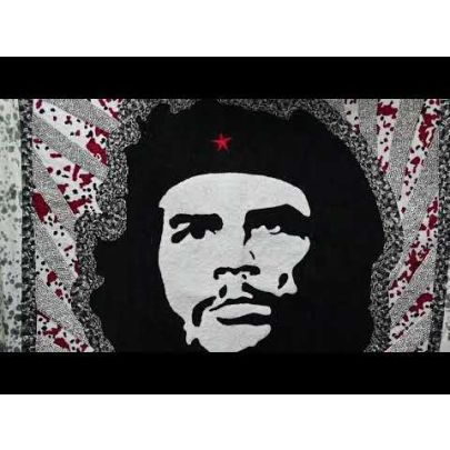 Beaded Artwork of Che Guevara on Canvas