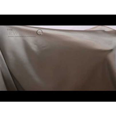 Silver Grey Silk Satin