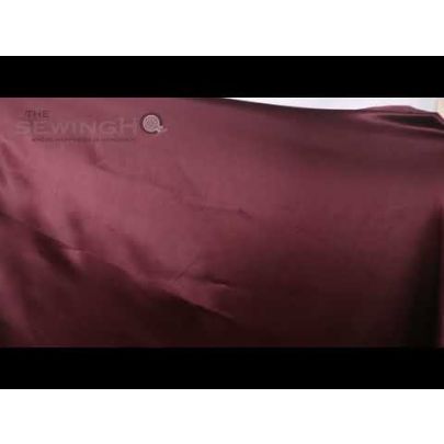 100% Silk Satin- Chocolate Brown