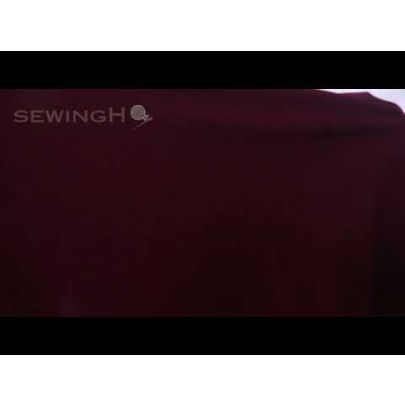 Burnt Maroon Single Wool Crepe Loose Fabric Material for Winters