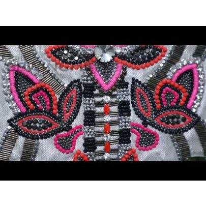 Alfie Embroidery - beaded craftsmanship with this exceptional hand embroidery