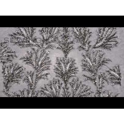 Amanda Embroidery - crafted with metal thread and cut bugle beads