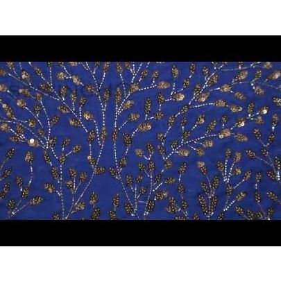 Andie Embroidery - fallen sequined leaves, giving them a touch of glowing autumnal beauty