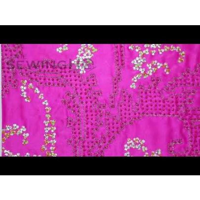 Anthea Embroidery - adorned with beads and sequins, which is distinctively enhanced with holographic sequins