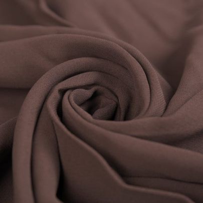Lightweight Rayon Brown Fabric (Remnant Piece 260cm x 115cm)