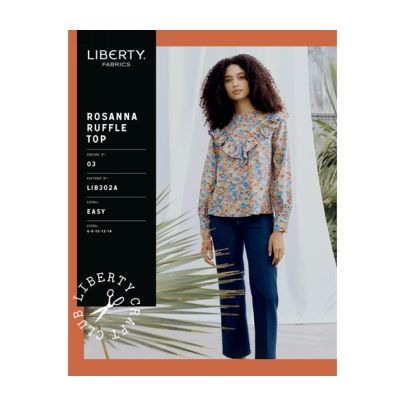 Liberty Sewing Pattern for Ruffle Top