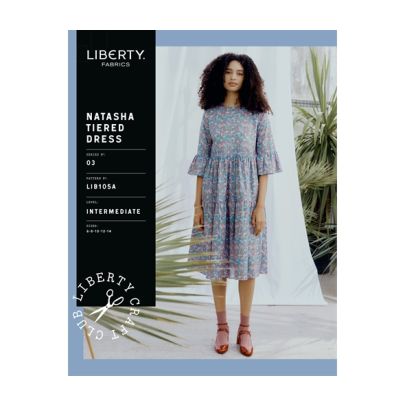 Liberty Sewing Pattern for Tiered Dress