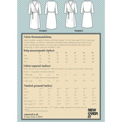 Meredith Dress - Sew Over It Pattern