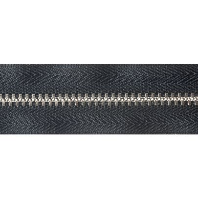 YKK Metal Zipper in Black