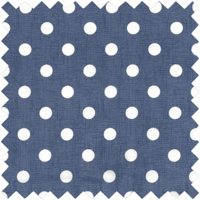 Hobby Gift - PVC Sewing Machine Bag - Denim Blue & White Polka Dot
