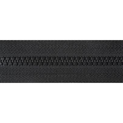 YKK Vislon Reversible Flip Over Zip- Black 76cm