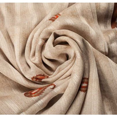 Polyester Beige Fabric