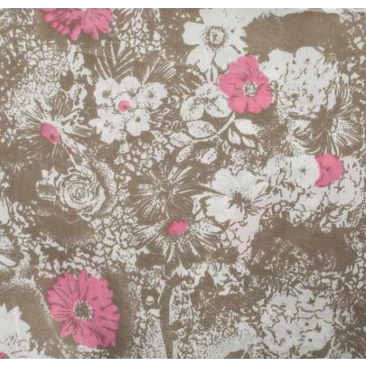 100% Polyester Floral Print Fabric