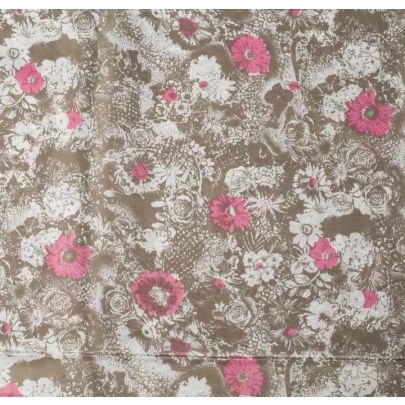 100% Polyester Floral Print Fabric