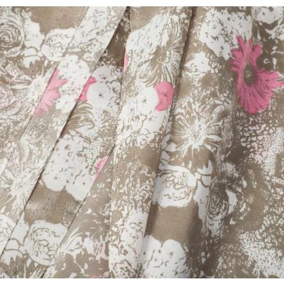 100% Polyester Floral Print Fabric