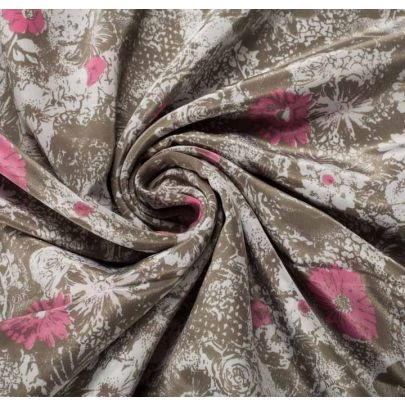 100% Polyester Floral Print Fabric
