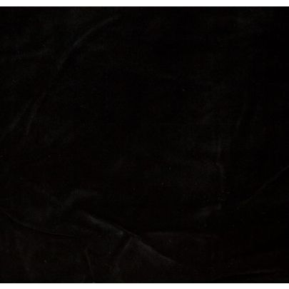Cotton Velvet - Black (sold as 1.35m x 0.6m piece)