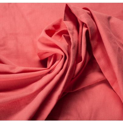 100% Cotton Jersey Pink Fabric SOLD AS 169CM X 130CM