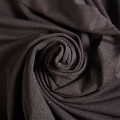 Navy Cotton Jersey Fabric (51cm x 145cm Remnant Fabric) 