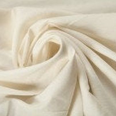 Rayon Jersey Fabric Cream Fabric (37cm x 233cm Remnant Fabric) 