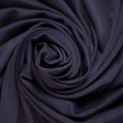 Moss Crepe Fabric Navy fabric(99cmx122cm Remnant Fabric) 