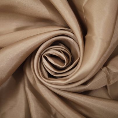 100% Polyester Fabric Beige Fabric Sheen Fabric (130 x 200 cm Remant Fabric) 