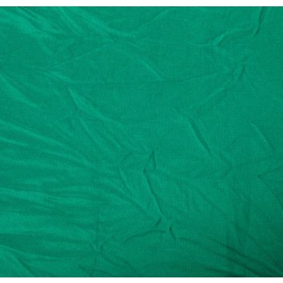 Silk Elastane Green Fabric