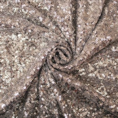 100% Polyester Mesh   In Silver(142 x 130cm)