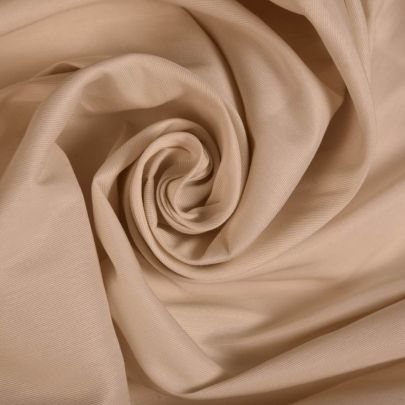 Polyester Cream Colour Fabric  Textured Fabric (150cm x 50cm Remnant Fabric) 