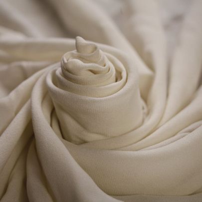 Polyester Chiffon  In Cream(115cm x 115cm)