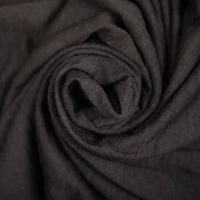 Rayon Jersey Fabric Black Fabric Plain Fabric (150x 80cm Remant Fabric) 