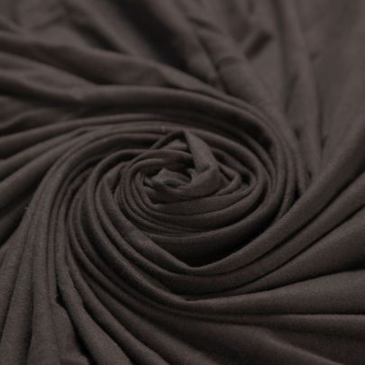 Rayon Jersey Fabric Grey (110cm x 115cm  Remnant Fabric) 