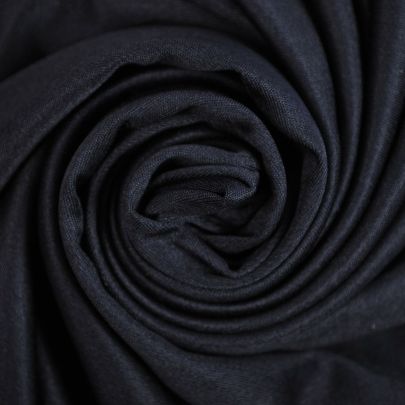 Rayon Fabric Elasatne Fabric Navy Fabric (110 x 140cm Remant Fabric) 