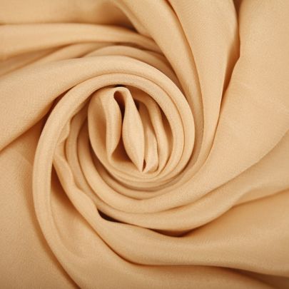 100% Polyester Fabric Beige Fabric Plain Fabric (110 x 130cm Remant Fabric) 