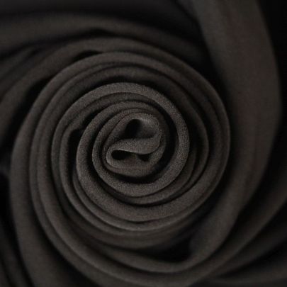 100% Polyester Black Fabric (Remnant-85cmx147cm) 