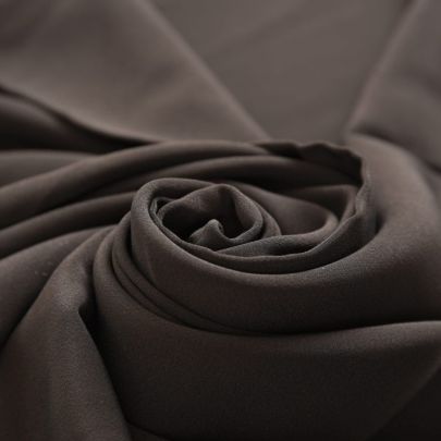 Silk Rich Black Fabric (Remnant Piece 133cm x 62cm) 
